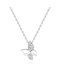 KELEBEK 925 AYAR SWAROVSKİ KOLYE