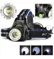Boruit Led Kafa Feneri 2000Lm Xm-L T6 2000 Lumens 3 Modlu