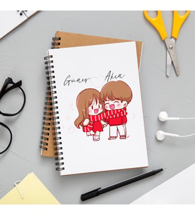 Sevgili Tasarımlı Kişiye Özel Defter