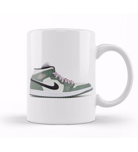 Jordan 1 Mid Dutch Green Kupa Bardak Porselen