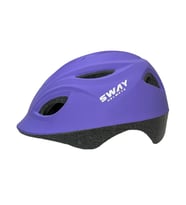 Sway N20 3-9 Yaş Çocuk Bisiklet Kaskı Paten Kaykay Kaskı Çocuk Koruyucu Kask Lila Renk