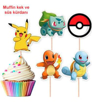 Pokemon Şekilli Kürdan 10 Adet