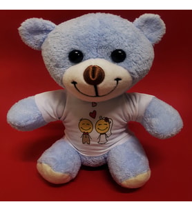Mutlu Çift Tişörtlü Peluş Ayı