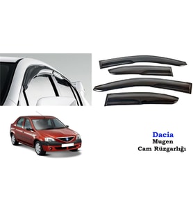 Dacia Logan Mugen Cam Kenar Rüzgarlığı 2004-2012