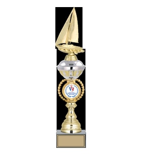 ODAK KUPA - Figürlü Kupalar - Yelken Figürlü Kupalar FG-066 C - 48 cm