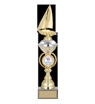ODAK KUPA - Figürlü Kupalar - Yelken Figürlü Kupalar FG-066 C - 48 cm