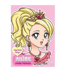 Anime Pembe Prenses Boyama Kitabı Doğan Çocuk
