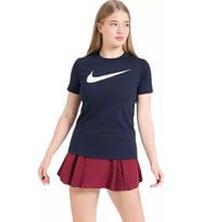Nike Dri-Fit Park Futbol Kadın Tişört Lacivert CW6967-451