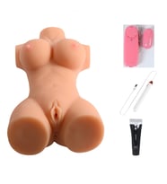 Realistik Hissiyata Sahip İç Yüzey Yapısı Gerçekçi Yapıda Yapay Vajina Ve Anüs Mastürbatör+Set