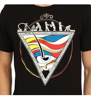 Bant Giyim - Piramit Siyah Erkek T-shirt Tişört