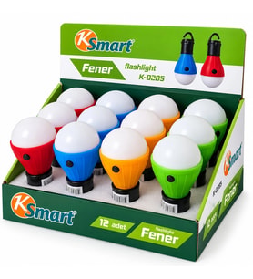 Ampul Fener - Pilli - Askılı - 1 Adet