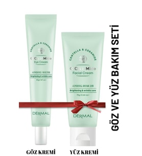 Dermal Centella Seramid Sakinleştirici ve Yaşlanma Karşıtı Göz ve Yüz Bakım 