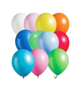 Hayal Sepeti  Karışık Renkli Balon 12'Li Paket