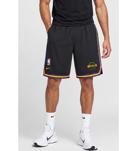 Nike Los Angeles Lakers DNA 6 Woven Mens Basketball Short Erkek Basketbol Şortu Siyah