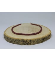 Yakut Taşı Dizi Faset Kesim 4x2mm (küçük delikli)