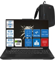 Asus Tuf Gaming F16 FX607VU Intel Core Ultra 5 210H 24GB Ddr5 512GB SSD 6GB/RTX4050/140W Windows 11 Home 16" Fhd+ 144Hz IPS Taşınabilir Bilgisayar FXRL141H05 + Zettaçanta