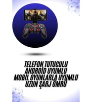 Yeni Nesil X3 Gamepad Android Uyumlu Telefon Tutucu Özellikli Joystick