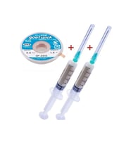 Goot Wick Cp-2015 Örgülü Lehim Sökme Teli 2,5 Mm X 1,5 Mt Fluk Lehim Toplama Set04
