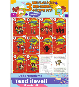 3.Sınıf 5N1K Mizah Hikayeleri 10 Kitap (48 sayfa)