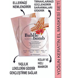 Yoğun Keratin El ve Tırnak Bakım Seti, Nemlendirici Eldivenleriyle