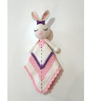 Uykucu Tavşan Uyku Arkadaşı Amigurumi Organik Oyuncak