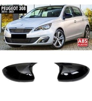 Peugeot 308 Batman Yarasa Ayna Kapağı Piano Black 2014-2021