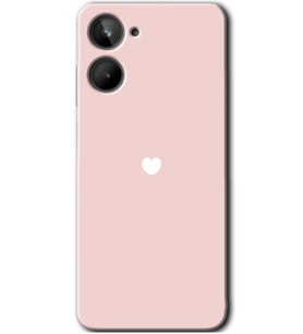 Realme 10 4G Kılıf HD Desen Baskılı Kılıf - Sade Kalp
