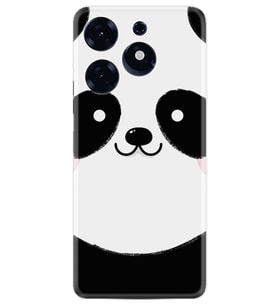 Spark 10 Pro Kılıf Silikon Desen Özel Seri Sevimli Panda 1794