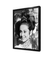 Audrey Hepburn Çerçeveli Cam Tablo