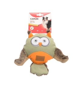 Camon Gıcırtılı Kanvas Baykuş Köpek Oyuncağı 30 Cm: Orta ve Büyük Irk İçin Sesli Oyuncak