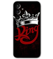 Galaxy S23 FE Kılıf HD Desen Baskılı Arka Kapak - King