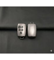Land Rover Range Rover 2010-2018 Uyumlu Smart 3 Buton Silikon Oto Anahtar Kumanda Kabı Kılıf Gri