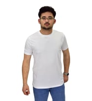 Erkek Sıfıryaka Düz Merserize Tişört T6034 BGL-ST04527 (Beyaz)