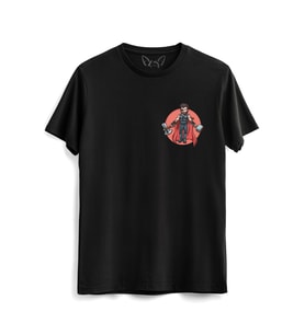 Thor Mjolnir Baskılı Hammer Siyah Tshirt 