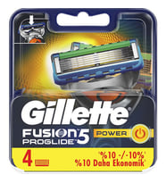 Gillette Fusion Proglide Power Yedek 4'lü Tıraş Bıçağı ( 576 )