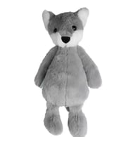 Dada Peluş Oyuncak Uyku Arkadaşı Tilki Gri 34 Cm