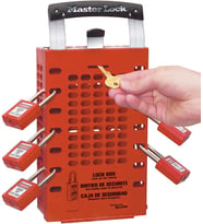 Master Lock 503Red Kilitleme Etiket Grubu Kilit Kutusu