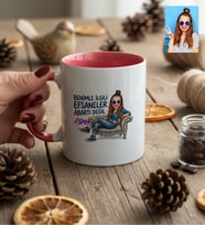 Kişiye Özel Karikatürlü Benimle İlgili Efsaneler Kupa Bardak Doğum Günü Hediyesi