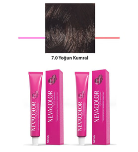 2 li Set Premium 7.0 Yoğun Kumral - Kalıcı Krem Saç Boyası 2 X 50 g Tüp