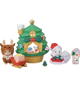 Nessiworld Sylvanian Families Bebek Noel Baba’nın Yılbaşı Ağacı Evi