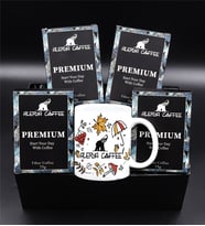 4'lü Alerya Coffee Premium Filtre Kahve & Alerya Sonbahar Kupa Hediye Seti
