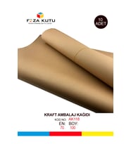 Paket Kağıdı Kraft Kağıt Ambalaj Kağıdı Hediye Kağıdı Yılbaşı Çeyiz Paketleme Kağıt 70x100 (10 ADET)