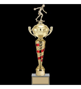 ODAK KUPA - Figürlü Kupalar - Bowling Kadın Figürlü Kupalar FG-078 C - 48 cm
