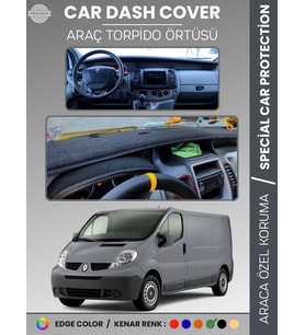 RENAULT TRAFIC 2 (2001-2014) Torpido Örtüsü Ön Göğüs Koruma Torpido Koruma Tam Uyum Çatlamayı Önler