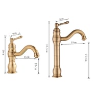 FKN Royal Kısa Rose Lavabo Bataryası