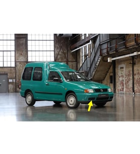 VW Caddy 1996-2003 Ön Tampon Sağ Sis Kapağı Sissiz 6K5853666A