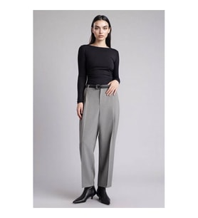 Defacto Carrot Fıt Gri Kadın Pantolon G7830AX/GR394