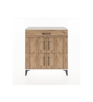 Arges Şifonyer 3 Raflı Tek Çekmeceli 4 Kapaklı 88x30x96 Aytaşı-Çam