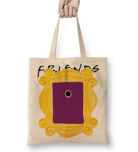 Olho Magıco Frıends Serie De Tv Bez Çanta Uzun Saplı