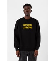 Dragon Ball Z Anime Namek Wars Siyah Erkek 2ip Sweatshirt